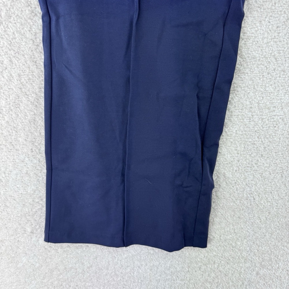 Isaac Mizrahi Live! Elements 24/7 Stretch Knit High Waist Pants 3XP Navy Blue - Picture 3 of 9